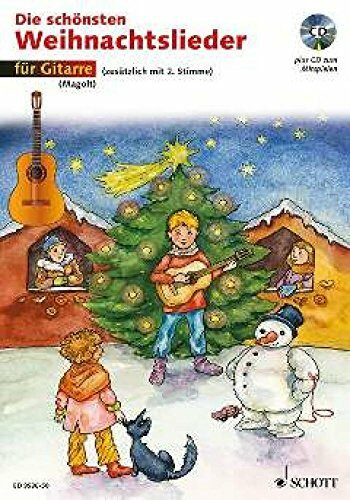 Die schönsten Weihnachtslieder: sehr leicht bearbeitet. 1-2 Gitarren. Ausgabe mit CD.