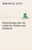 Beobachtungen über das Gefühl des Schönen und Erhabenen