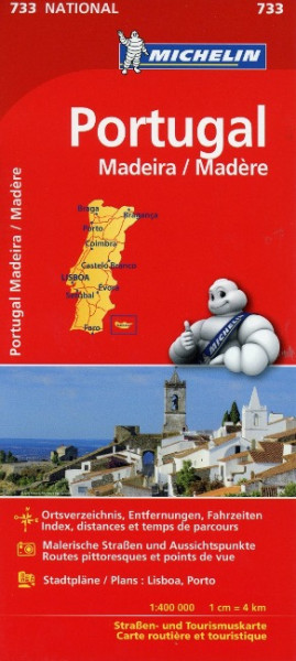 Michelin Portugal Madeira 1 : 400 000