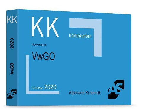 Karteikarten VwGO