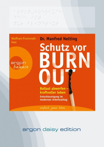 Schutz vor Burn-out (DAISY Edition)