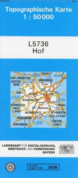 Hof 1 : 50 000 (L5736)