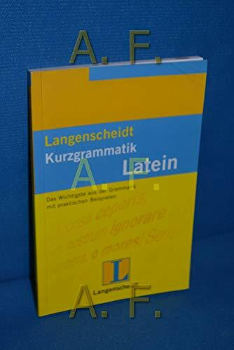 Langenscheidts Kurzgrammatik, Latein