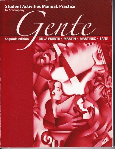 Gente Student Activities Manual