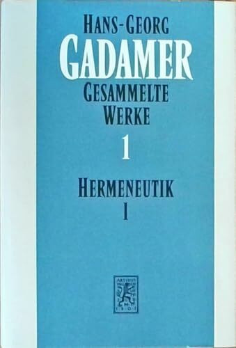 Gesammelte Werke, 10 Bde., Bd.1, Hermeneutik