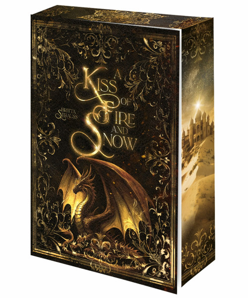 A Kiss of Fire and Snow: Märchenhafte Strangers-to-Lovers-Fantasy mit Farbschnitt-Garantie