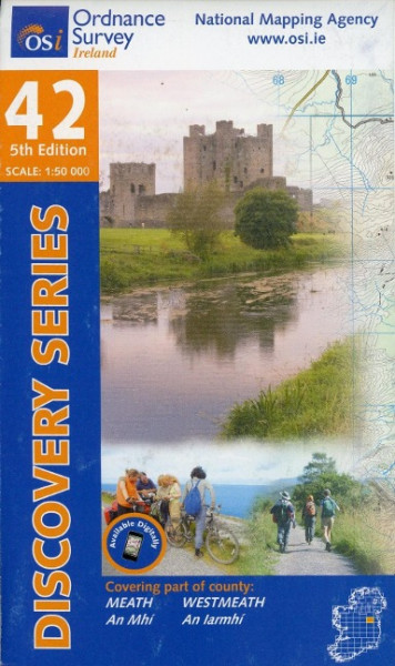 Irish Discovery Series 42. Meath, West Meath 1 : 50 000