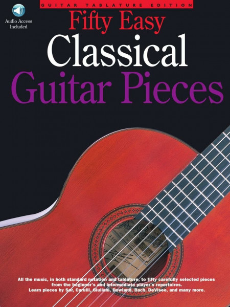 50 Easy Classical Guitar Pieces [mit CD]