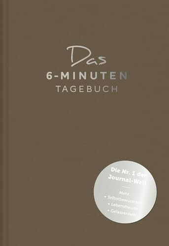 Das 6-Minuten-Tagebuch (schokobraun): Das Original