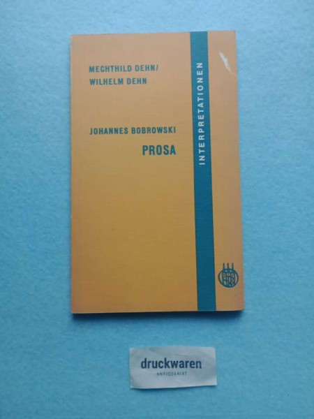 Johannes Bobrowski, Prosa