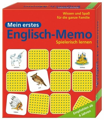 Naumann & Goebel Verlagsgesellschaft mbH Mein erstes Englisch-Memo: Spielerisch Lernen. Wissen und Spaß für die ganze Familie