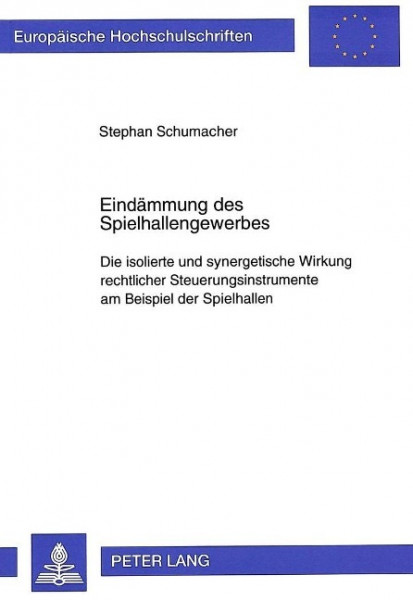 Eindämmung des Spielhallengewerbes