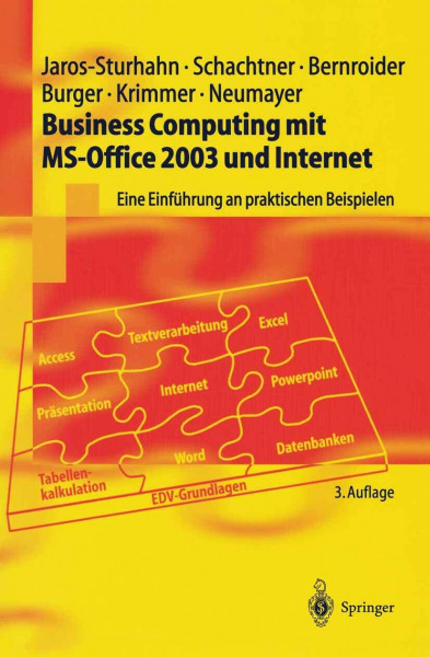 Business Computing mit Ms-Office 2003 und Internet: Eine Einführung An Praktischen Beispielen (Springer-Lehrbuch)