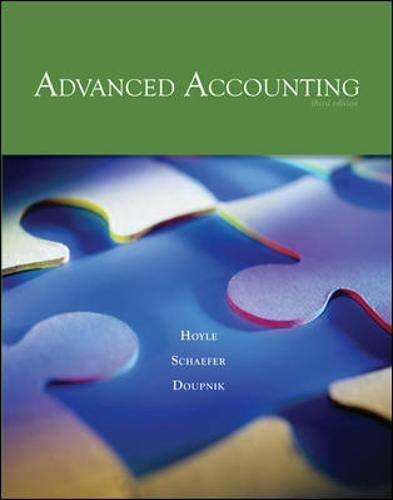 Advanced Accounting