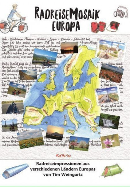 Radreisemosaik Europa