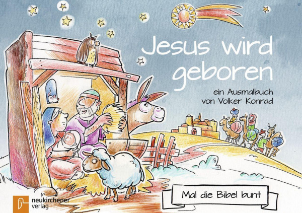 5er-Pack: Mal die Bibel bunt - Jesus wird geboren