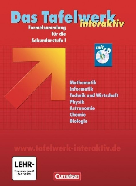 Das große Tafelwerk interaktiv. Schülerbuch mit CD-ROM. Westliche Bundesländer