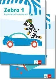 Zebra 1. Paket: Buchstabenheft in Grundschrift, Arbeitsheft Lesen/Schreiben