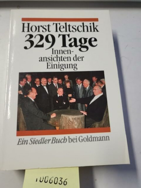 Dreihundertneunundzwanzig Tage, Innenansichten der Einigung