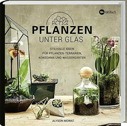 Pflanzen unter Glas: Stilvolle Ideen für Pflanzen-Terrarien, Kokedama und Wassergärten.