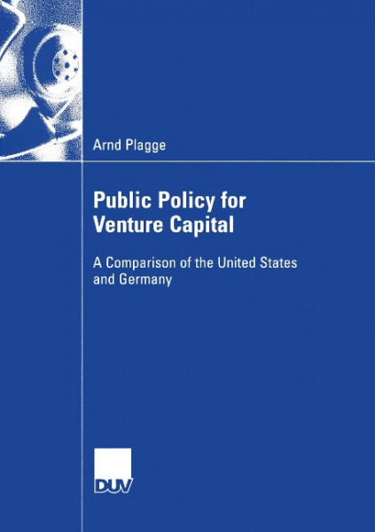 Public Policy for Venture Capital