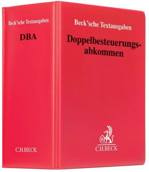 Doppelbesteuerungsabkommen (mit Fortsetzungsnotierung). Inkl. 33. Ergänzungslieferung