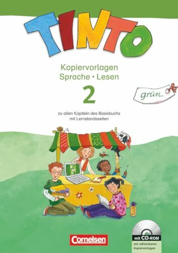 Tinto Sprachlesebuch 2-4|NULL|Ausgabe 2013|2. Schuljahr: Grüne JÜL-Ausgabe|NULL|NULL|Kopiervorlagen mit CD-ROM|Zum Basisbuch und Arbeitsordner