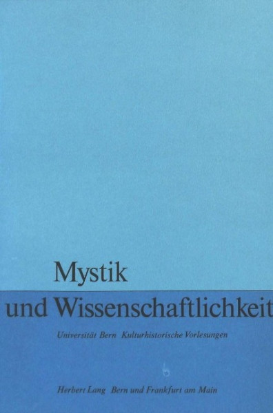 Mystik und Wissenschaftlichkeit