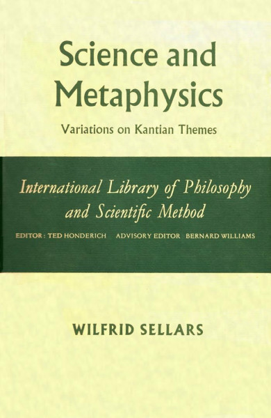 Science and Metaphysics: Variations on Kantian Themes (International Library of Philosophy)