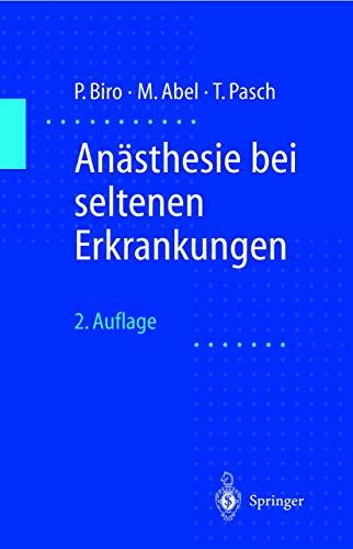 Anästhesie bei seltenen Erkrankungen