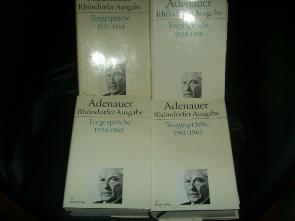 Adenauer Rhöndorfer Ausgabe: Teegespräche 1950-1954