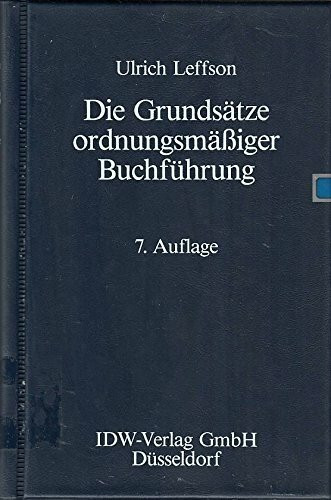Die Grundsätze ordnungsmäßiger Buchführung 7. A.