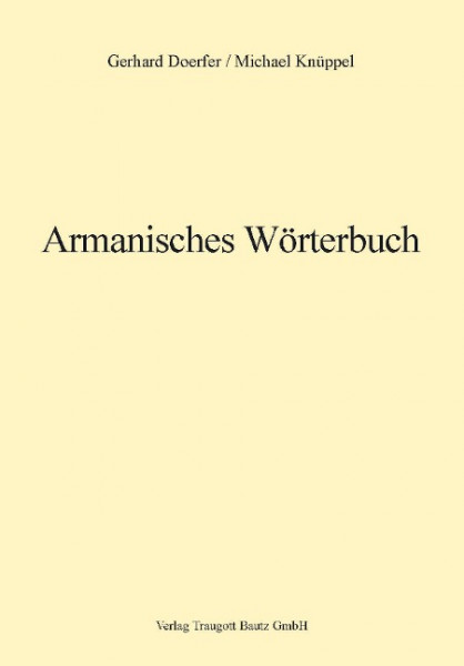 Armanisches Wörterbuch