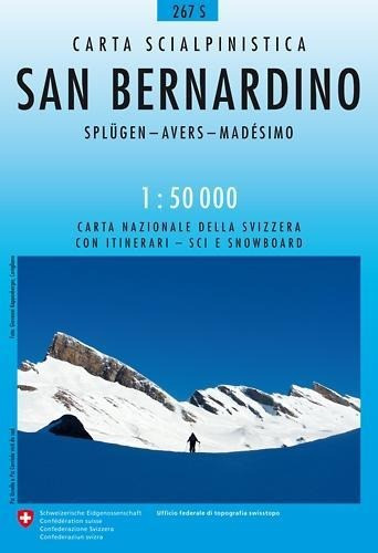 Swisstopo 1 : 50 000 San Bernardino Ski