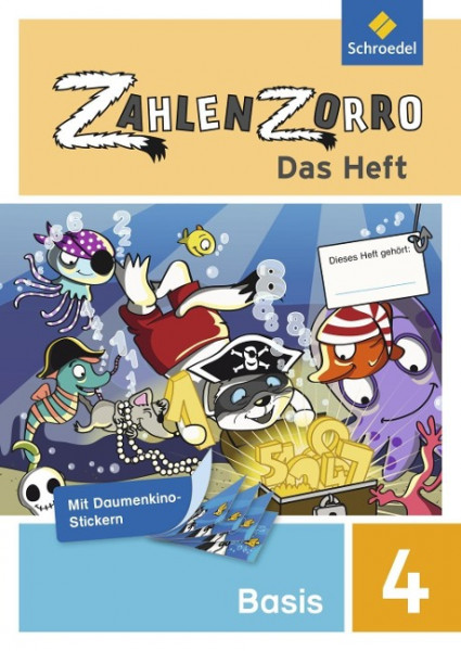 Zahlenzorro - Das Heft. Basisheft 4