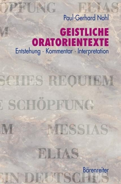 Geistliche Oratorienwerke