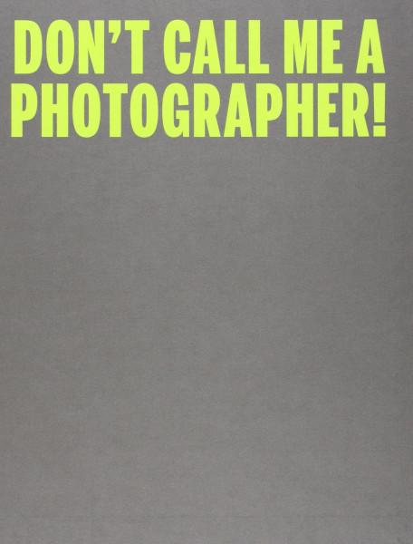 C Photo 10 : don't call me a photographer