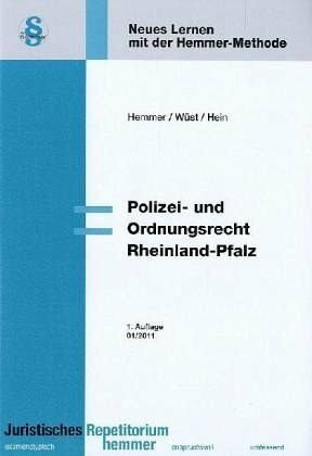Polizei- und Ordnungsrecht Rheinland-Pfalz (Skripten - Öffentliches Recht)