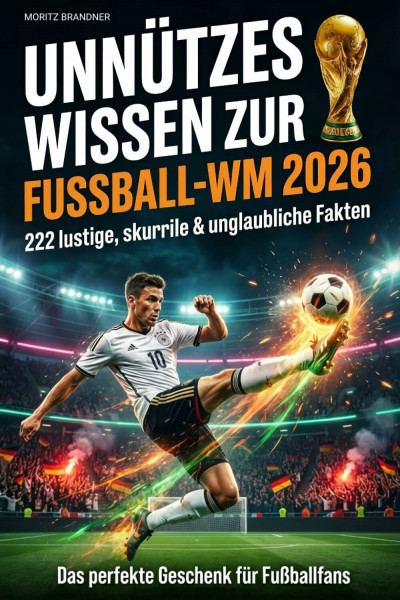 Unnützes Wissen zur Fußball-WM 2026: Entdecke 222 lustige, skurrile & unglaubliche Fakten rund um die Weltmeisterschaft – das perfekte Geschenk für alle Fußballfans!