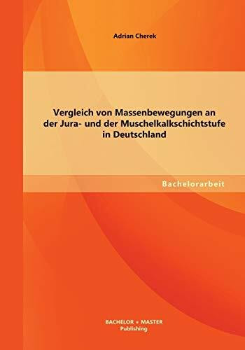 Vergleich von Massenbewegungen an der Jura- und der Muschelkalkschichtstufe in Deutschland