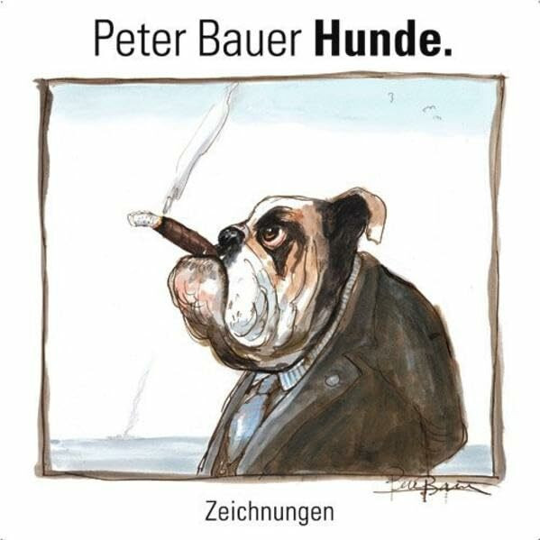 Peter Bauer Hunde. Zeichnungen