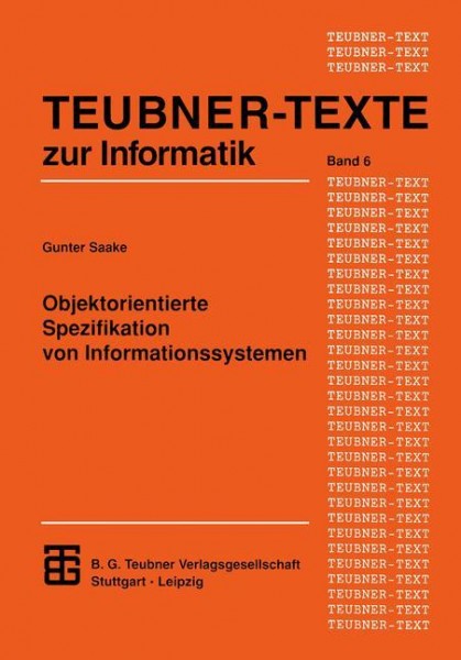 Objektorientierte Spezifikation von Informationssystemen