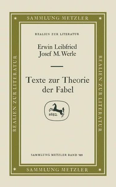 Texte zur Theorie der Fabel (Sammlung Metzler)