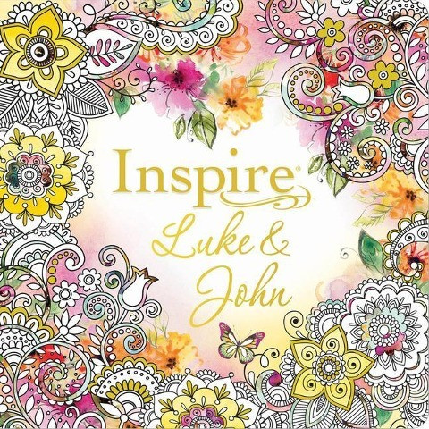 Inspire: Luke & John (Softcover): Coloring & Creative Journaling Through Luke & John