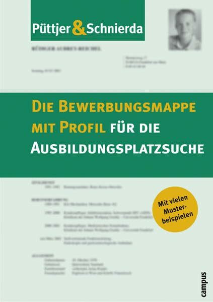 Die Bewerbungsmappe mit Profil für die Ausbildungsplatzsuche