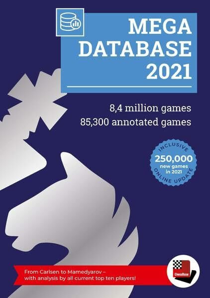Mega Database 2021: 8,4 Mio. Schachpartien; davon 85.300 kommentiert