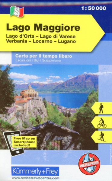 KuF Italien Outdoorkarte 08 Lago Maggiore 1 : 50.000