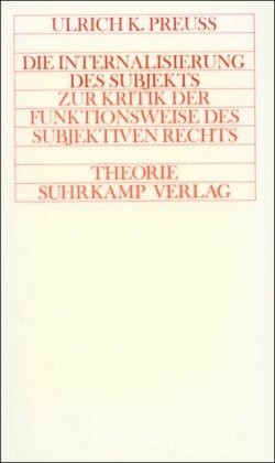Die Internalisierung des Subjekts: Zur Kritik der Funktionsweise des subjektiven Rechts