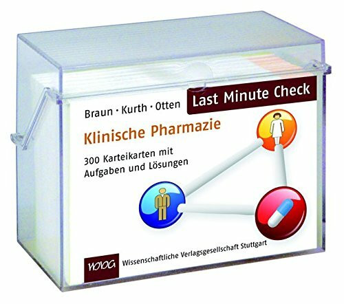 Last Minute Check - Klinische Pharmazie: 300 Karteikarten mit Aufgaben und Lösungen