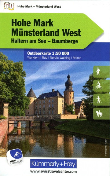 Hohe Mark - Münsterland West Nr. 60 Outdoorkarte Deutschland 1:50 000